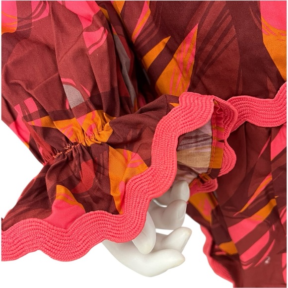 FANTASTIC FAWN fall hues mini dress M L - Picture 8 of 8